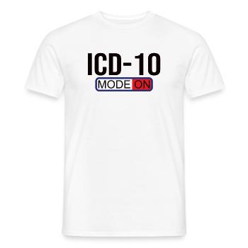 Assistant médical - Codeur médical - T-shirt homme - blanc - Devant - AI Model Male 178 dark (178cm)