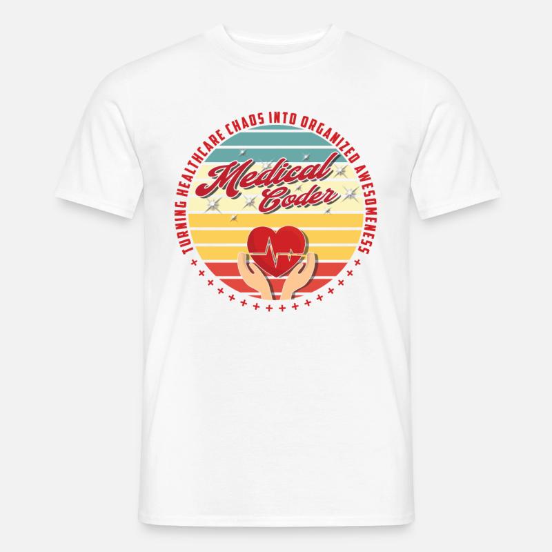 Medical Assistant - Medical Coder - Men's T-Shirt - white