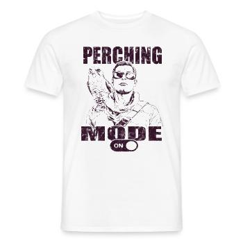 Falconer Peregrine Falcon Vintage Falconry - Men's T-Shirt - white - Front - AI Model Male 178 dark (178cm)