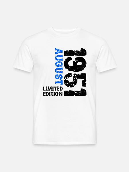 1951 August Limited Edition 72. Geburtstag Outfit - Männer T-Shirt - Weiß