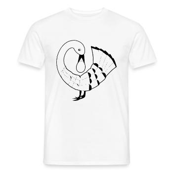 Sankofa Symbol Adinkra Ghana Black History - Men's T-Shirt - white - Front - AI Model Male 178 dark (178cm)
