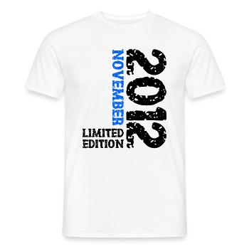 2012 Novembre Édition Limitée 11ème Anniversaire Décoration - T-shirt homme - blanc - Devant - AI Model Male 178 dark (178cm)