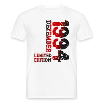 1994 Dezember Limited Edition 29. Geburtstag Deko - Männer T-Shirt - Weiß - Vorne - AI Model Male 178 dark (178cm)