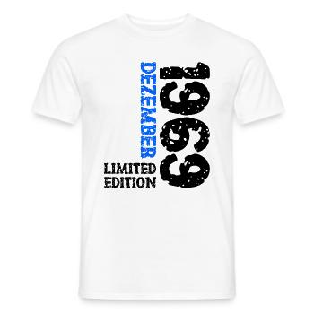 1969 décembre édition limitée 54e anniversaire décoration - T-shirt homme - blanc - Devant - AI Model Male 178 dark (178cm)