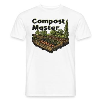 Permakultur Lebensmittel Compost - Männer T-Shirt - Weiß - Vorne - AI Model Male 178 dark (178cm)
