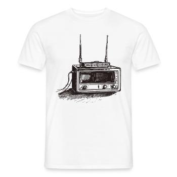 Stolzer Amateurfunk-betreiber - Männer T-Shirt - Weiß - Vorne - AI Model Male 178 dark (178cm)