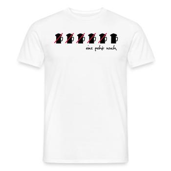 eins geht noch - Männer T-Shirt - Weiß - Vorne - AI Model Male 178 dark (178cm)