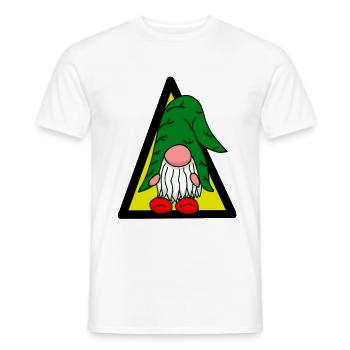 Zwerg Zwerge Wichtel Märchenfigur Kinder Baby - Männer T-Shirt - Weiß - Vorne - AI Model Male 178 dark (178cm)
