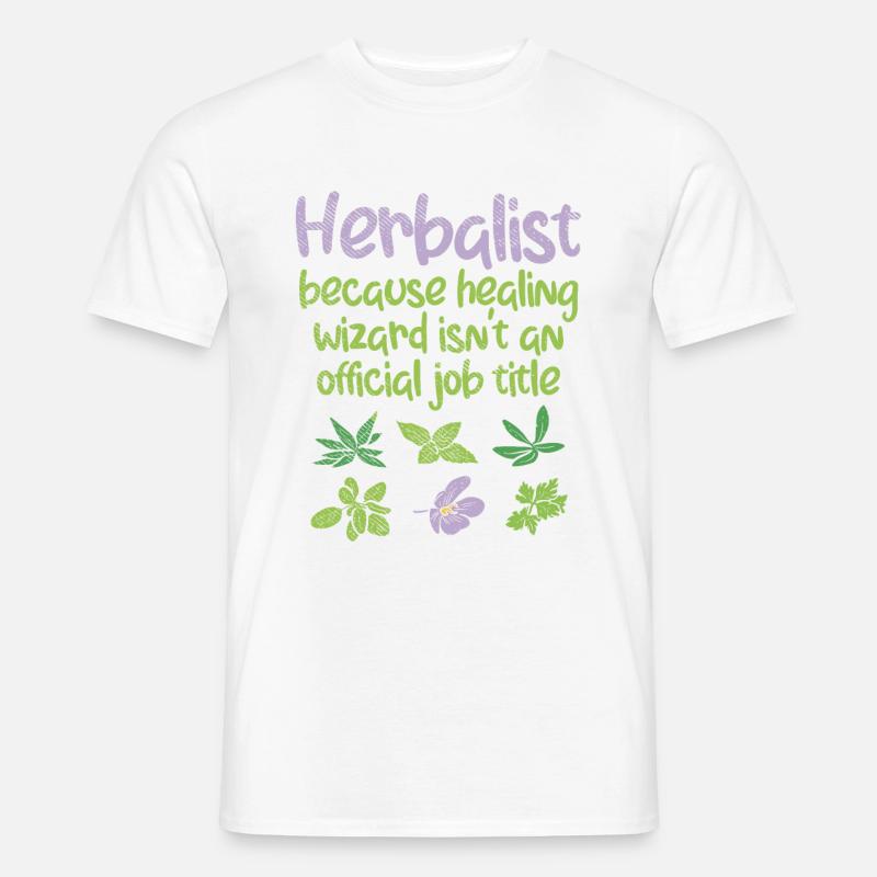 Erbe aromatiche - T-shirt uomo - bianco