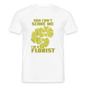 Florist Florist profession - Men's T-Shirt - white - Front - AI Model Male 178 dark (178cm)