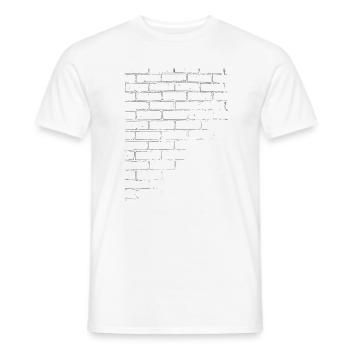 Mauer - Männer T-Shirt - Weiß - Vorne - AI Model Male 178 dark (178cm)