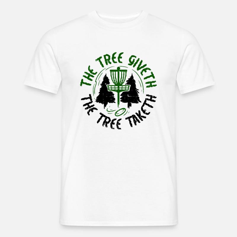 Disc Golf - Männer T-Shirt - Weiß
