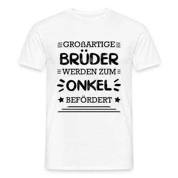 Grand Brothers Uncle - Men's T-Shirt - white - Front - AI Model Male 178 dark (178cm)
