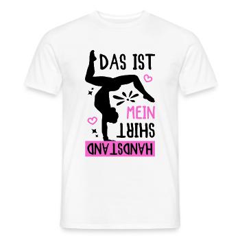 Das Ist Mein Handstand Shirt - Männer T-Shirt - Weiß - Vorne - AI Model Male 178 dark (178cm)