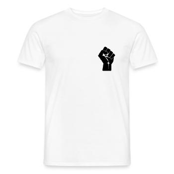 Black Lives Matter Faust - T-shirt homme - blanc - Devant - AI Model Male 178 dark (178cm)
