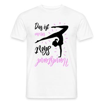 Turnen Das Ist Mein Handstand Shirt - Männer T-Shirt - Weiß - Vorne - AI Model Male 178 dark (178cm)