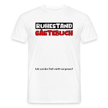 Ruhestand Rente Pension Renteneintritt Abschied - Männer T-Shirt - Weiß - Vorne - AI Model Male 178 dark (178cm)