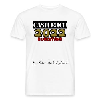 Ruhestand 2022 Rente Pension Pensionierung Opa Oma - Männer T-Shirt - Weiß - Vorne - AI Model Male 178 dark (178cm)