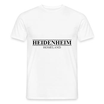 Heidenheim - Ma ville - - Accueil - T-shirt homme - blanc - Devant - AI Model Male 178 dark (178cm)