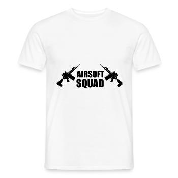Équipe Airsoft - T-shirt homme - blanc - Devant - AI Model Male 178 dark (178cm)