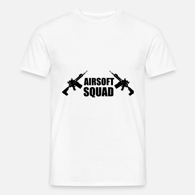 Airsoft Squad - Männer T-Shirt - Weiß