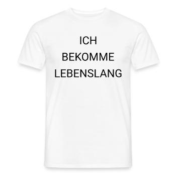 Junggeselle Lebenslang Junggesellenabschied - Männer T-Shirt - Weiß - Vorne - AI Model Male 178 dark (178cm)