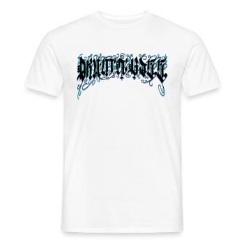 Drum and Bass - T-shirt homme - blanc - Devant - AI Model Male 178 dark (178cm)