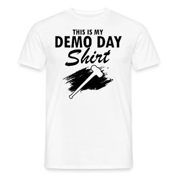 Démolition et rénovation de maisons - T-shirt homme - blanc - Devant - AI Model Male 178 dark (178cm)