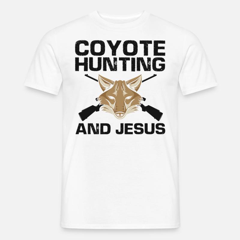 Conception de coyote pour les réacteurs de coyote - T-shirt homme - blanc