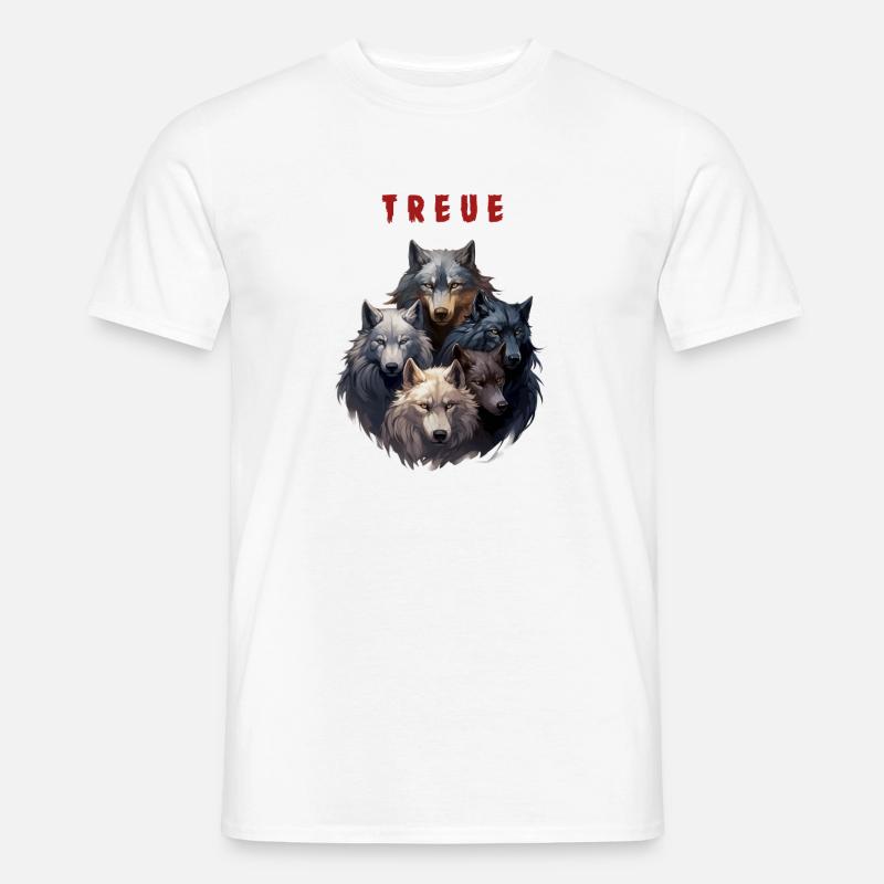 Loyal Wolf Pack - Men’s T-shirt - white