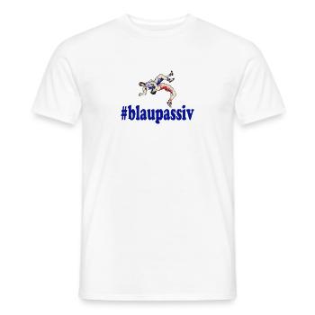 Blaupassiv Ringen Ringer Kampfsport Kraftsport - Männer T-Shirt - Weiß - Vorne - AI Model Male 178 dark (178cm)
