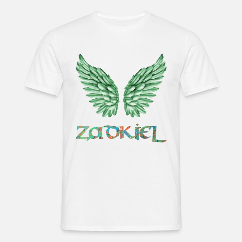 engel zadkiel e 4 - Männer T-Shirt - Weiß