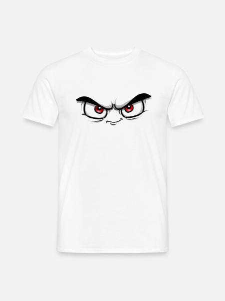 Red face - Men's T-Shirt - white