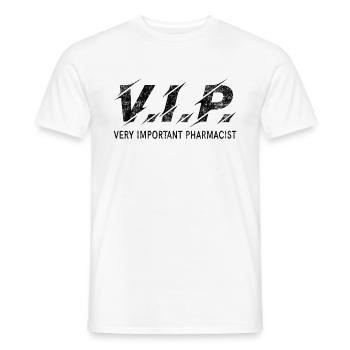 Pharmacien Pharmacien VIP très important - T-shirt homme - blanc - Devant - AI Model Male 178 dark (178cm)