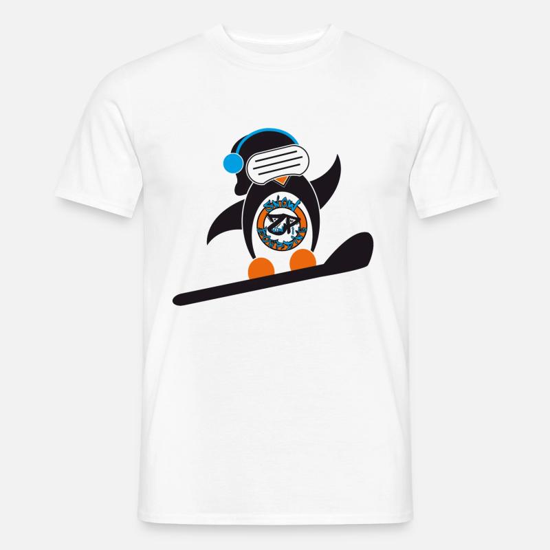 SnowPi Boy - Mænd T-shirt - hvid