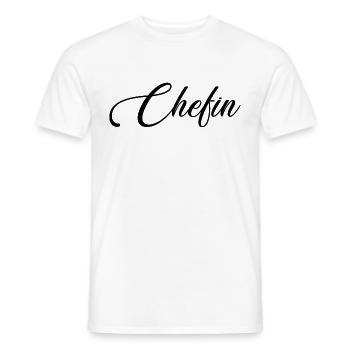 Chef Saying Scripture Sayings - Men's T-Shirt - white - Front - AI Model Male 178 dark (178cm)