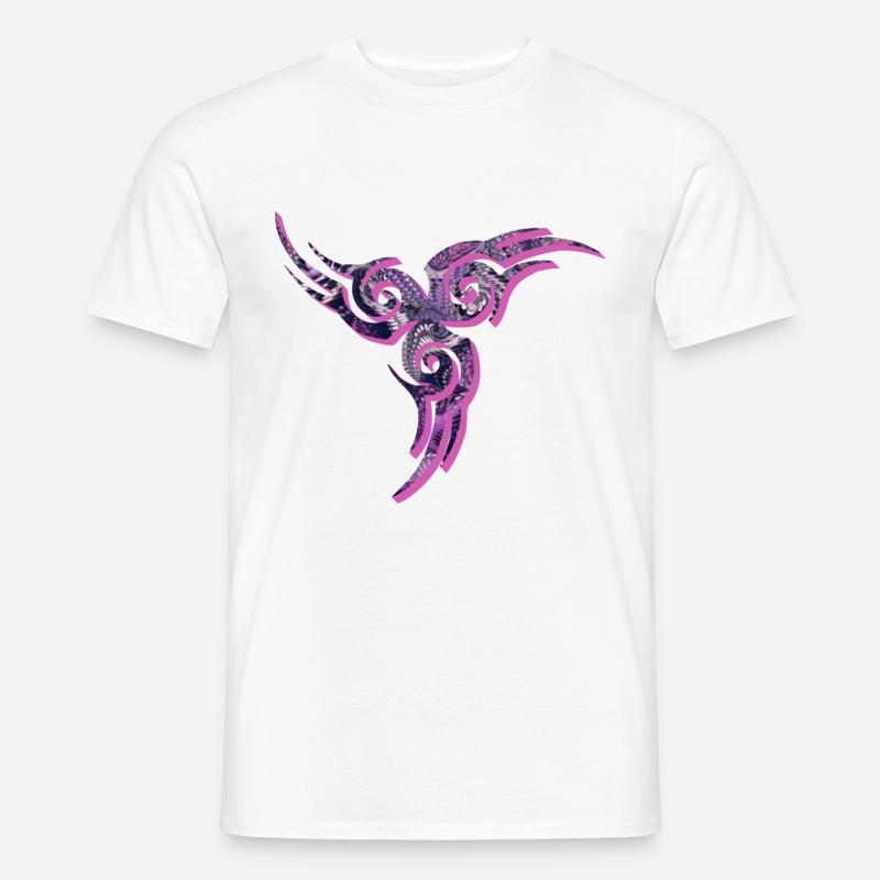 keltisches symbol e 75 - Männer T-Shirt - Weiß