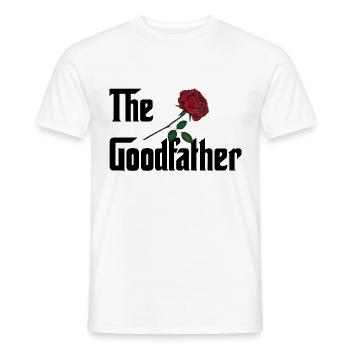 The Goodfather Best Dad - Men's T-Shirt - white - Front - AI Model Male 178 dark (178cm)