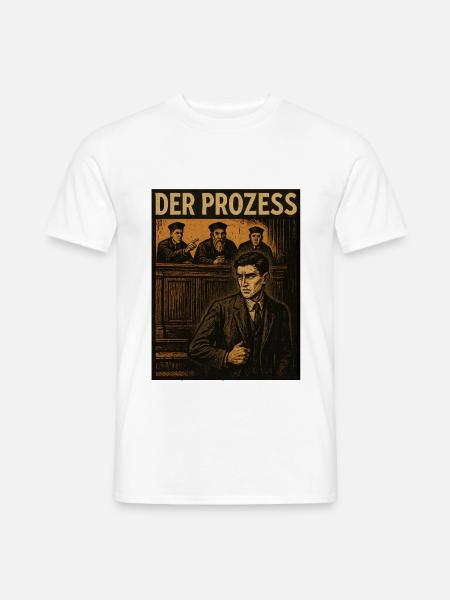 Der Prozess von Franz Kafka - Männer T-Shirt - Weiß