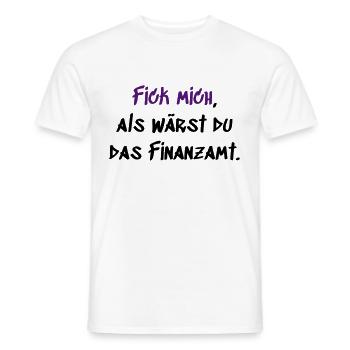 Finanzamt - Männer T-Shirt - Weiß - Vorne - AI Model Male 178 dark (178cm)