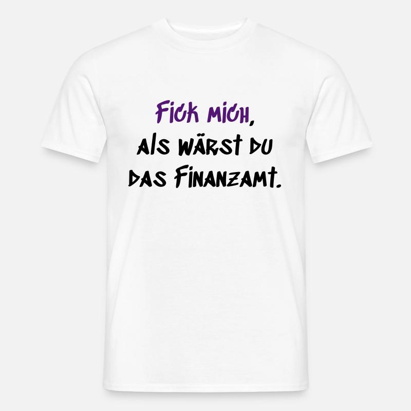 Finanzamt - Männer T-Shirt - Weiß