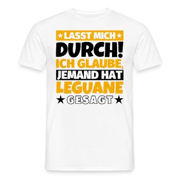 Leguane - Männer T-Shirt - Weiß - Vorne - AI Model Male 178 dark (178cm)
