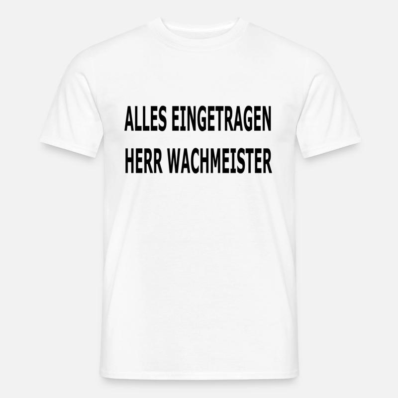 Alles eingetragen - Männer T-Shirt - Weiß