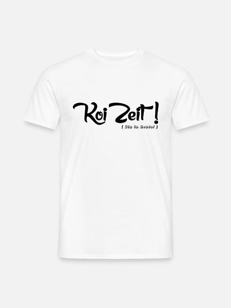 Koi Zeit ( Bin in Rente! ) - Männer T-Shirt - Weiß