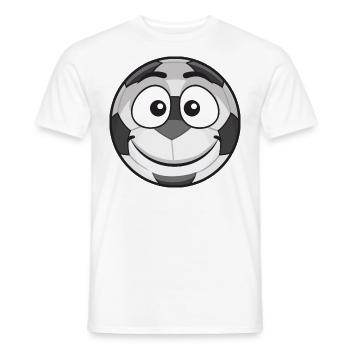 Football Faces - Men's T-Shirt - white - Front - AI Model Male 178 dark (178cm)
