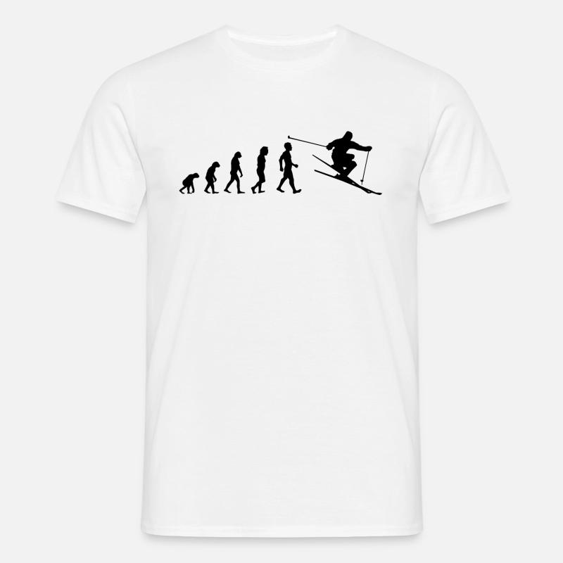 Ski Evolution - Men's T-Shirt - white