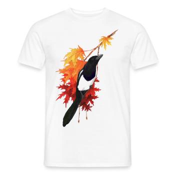 pie - T-shirt homme - blanc - Devant - AI Model Male 178 dark (178cm)