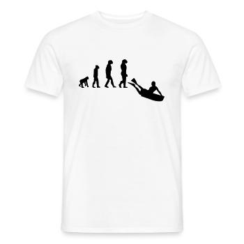 Cadeau Bodyboarding Evolution Bodyboard - T-shirt homme - blanc - Devant - AI Model Male 178 dark (178cm)