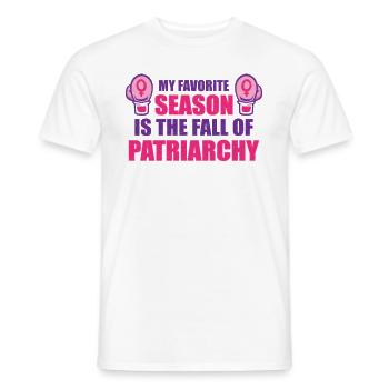 Feminism Empowerment Pro-choice Pro Abortion - Men's T-Shirt - white - Front - AI Model Male 178 dark (178cm)