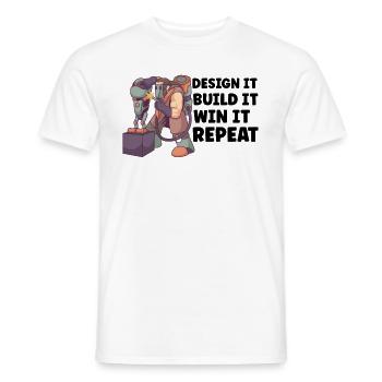 Robotik Ingenieur Für Maschinelles Lernen - Männer T-Shirt - Weiß - Vorne - AI Model Male 178 dark (178cm)